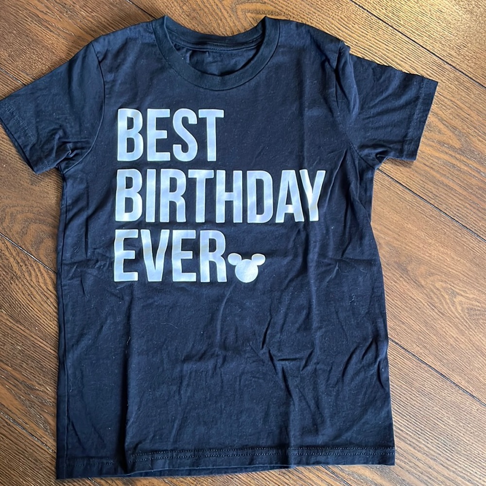 M Disney birthday shirt